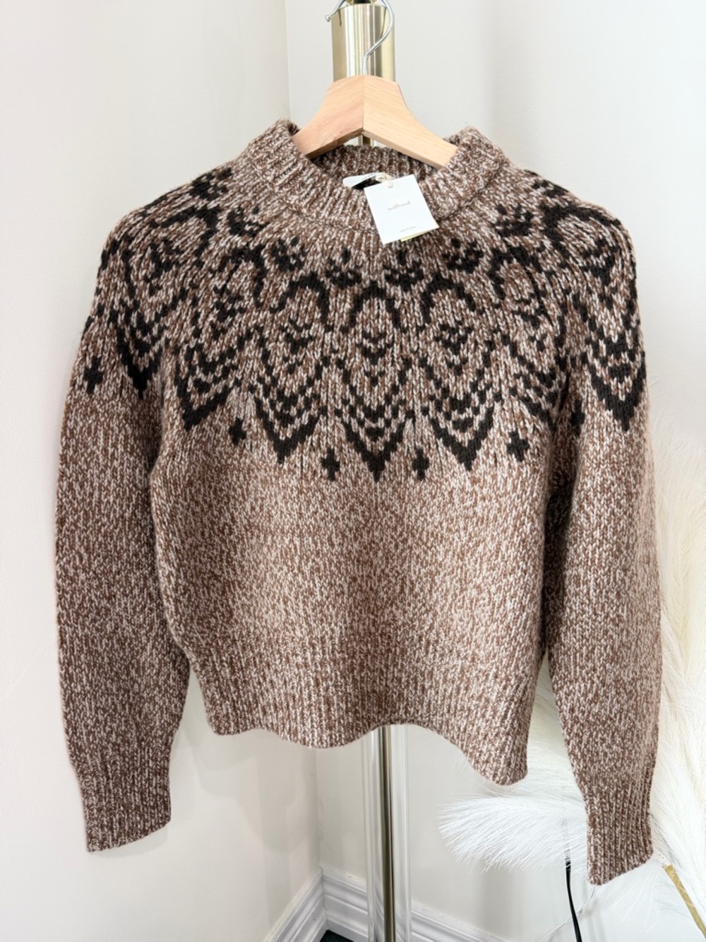 Aritzia Cosmic Wool Cashmere Sweater Size XS NWT - Picture 3 of 4